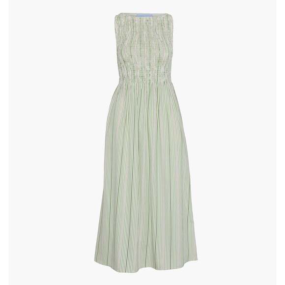 Hill House Dresses & Skirts - Hill House Home The Cosima Nap Dress - Green Jacquard Stripe Size MGreen Jacquar